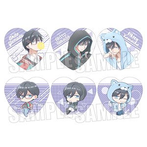 トレーディングハート缶バッジ TVアニメ「山田くんとLv999の恋をする」 (6個セット) (キャラクターグッズ)