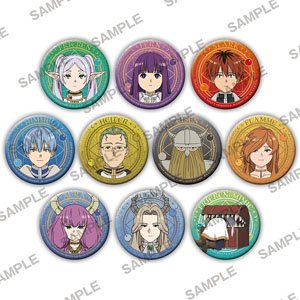 葬送のフリーレン キラキラ缶バッジ (10個セット) (キャラクターグッズ)