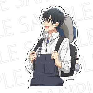 映画「佐々木と宮野-卒業編-」 ダイカットステッカー 宮野由美 描きおろしイラスト～キャンプ～ (キャラクターグッズ)