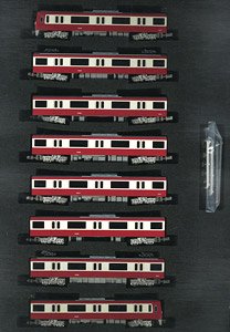 Keikyu Type New 1000 (2nd Edition, Renewaled Car, 1033 Formation) Eight Car Formation Set (w/Motor) (8-Car Set) (Pre-colored Completed) (Model Train)