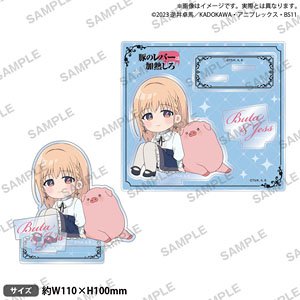 豚のレバーは加熱しろ ジオラマアクリルスタンド 豚＆ジェス (キャラクターグッズ)