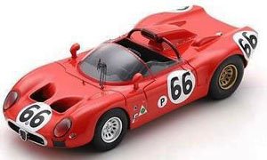 Alfa Romeo 33 No.66 12H Sebring 1967 R.Bussinello - N.Galli (ミニカー)