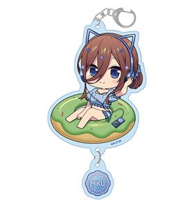 The Quintessential Quintuplets 3 Puchichoko Acrylic Key Ring [Miku Nakano] Vacation Ver. (Anime Toy)