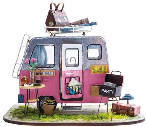 DGM04 Mini House Camp Car (Fashion Doll)