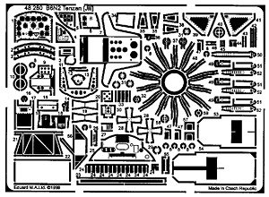 Photo Etched Parts for B6N2 Jill (for Hasegawa) (Plastic model)