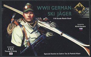 WWII German Ski Jager (Plastic model)