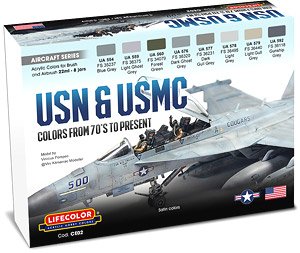 現用 アメリカ海軍&海兵隊航空機カラー 1970年代-現在 (塗料)