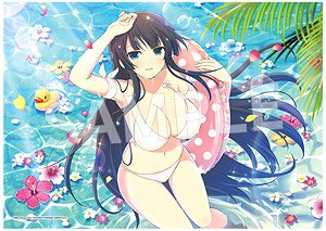 Senran Kagura A3 Size Clear Poster Ikaruga Ver. (Anime Toy)