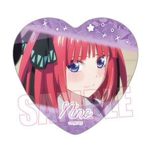メモリーズハート缶バッジ 五等分の花嫁∽ 中野二乃A (キャラクターグッズ)