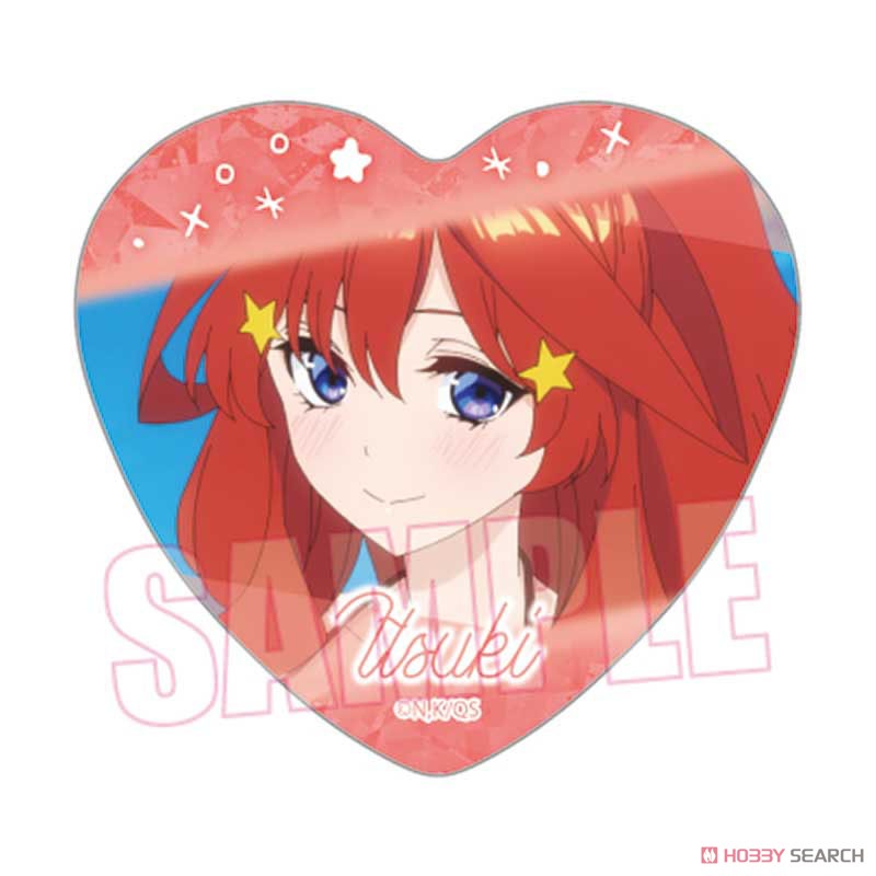 メモリーズハート缶バッジ 五等分の花嫁∽ 中野五月B (キャラクターグッズ) 商品画像1