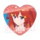 メモリーズハート缶バッジ 五等分の花嫁∽ 中野五月B (キャラクターグッズ) 商品画像1 サムネイル