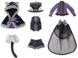 PNXS Cheshire Cat Set - Alice`s TeaParty - (Black x Purple) (Fashion Doll)