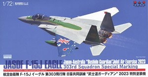 JASDF F-15J Eagle 303SQ Japan and Australia Joint Training `Bushido Guardian` 2023 Special Paint (Plastic model)