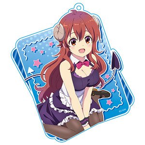 The Demon Girl Next Door Acrylic Key Ring [Yuko Maid Ver.] (Anime Toy)