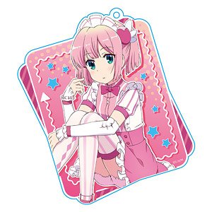 まちカドまぞく アクリルキーホルダー[桃 メイドver.] (キャラクターグッズ)