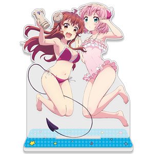まちカドまぞく アクリルキャラスタンド[優子&桃 水着ver.] (キャラクターグッズ)