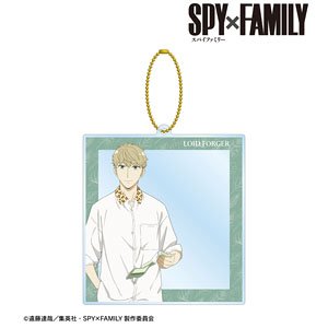 SPY×FAMILY 東武動物公園コラボ 描き下ろしイラスト ロイド・フォージャー アニマル柄ver. フォトフレーム風BIGアクリルキーホルダー (キャラクターグッズ)