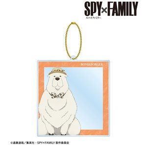 Spy x Family Tobu Zoo Collaboration [Especially Illustrated] Bond Forger Animal Pattern Ver. Photo Frame Style Big Acrylic Key Ring (Anime Toy)