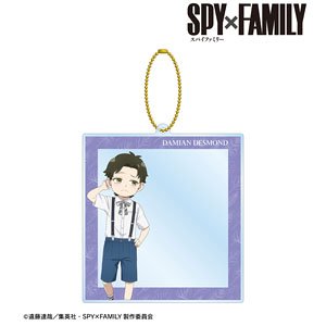 Spy x Family Tobu Zoo Collaboration [Especially Illustrated] Damian Desmond Animal Pattern Ver. Photo Frame Style Big Acrylic Key Ring (Anime Toy)