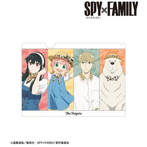 SPY×FAMILY 東武動物公園コラボ 描き下ろしイラスト フォージャー家 アニマル柄ver. クリアファイル (キャラクターグッズ)