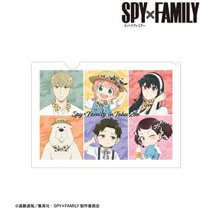 SPY×FAMILY 東武動物公園コラボ 描き下ろしイラスト 集合 アニマル柄ver. クリアファイル (キャラクターグッズ)