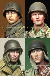 US Infantry Head Set #1 (Plastic model)