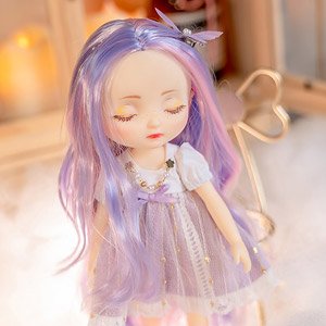 Bobee Afternoon Tea Party Series Purple Dress (Fashion Doll)