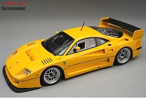 フェラーリ F40 LM プレスバージョン 1996 イエローモデナ w/BBS シルバーホイール (ミニカー)