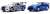 F&F Brian`s Nissan Skyline R34 Silver & Blue Twin Packs (Diecast Car) Item picture1