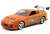 F&F ドミニク ダッジ チャージャー ブラック & ブライアン トヨタ スープラ オレンジ ツインパック (ミニカー) 商品画像4