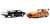F&F ドミニク ダッジ チャージャー ブラック & ブライアン トヨタ スープラ オレンジ ツインパック (ミニカー) 商品画像1