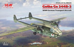 Gotha Go244B-2 WWII German Transport Aircraft (Plastic model)