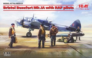 Bristol Beaufort Mk.IA with RAF Pilots (Plastic model)