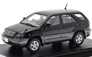Toyota HARRIER 3.0 FOUR G Package (1997) Black (Diecast Car)