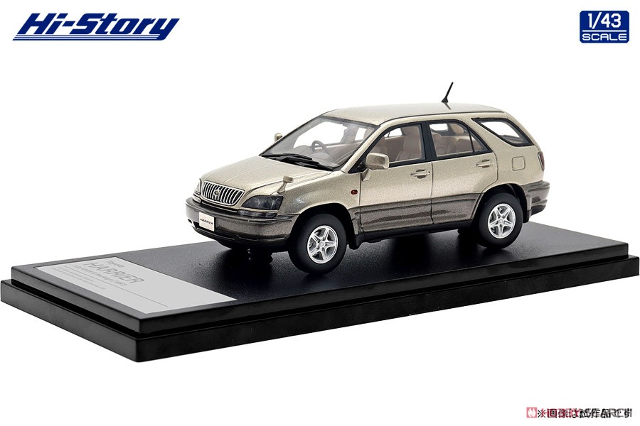 Toyota HARRIER 3.0 FOUR G Package (1997) Sparkling Gold Metallic (Diecast Car) Item picture1