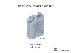 US Army 20L Water Cans Set (3D Printed) (Plastic model)