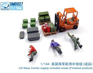 US Navy Carrier Supply Included Crews (Finished Product) (Pre-built Aircraft)