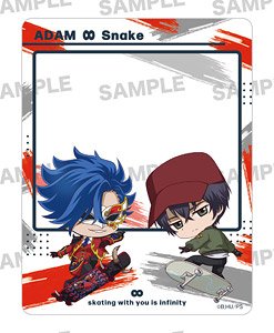 TV Animation [SK8 the Infinity] Acrylic Card (Chara Hoppin!) Adam & Snake (Anime Toy)