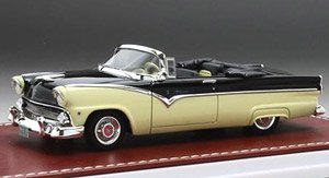 Ford Fairlane Sunliner 1955 Yellow / Black (Diecast Car)