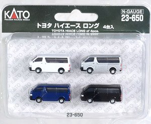 トヨタ ハイエース ロング (4台入り) (鉄道模型)