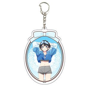 Big Acrylic Key Ring [TV Animation [Rent-A-Girlfriend]] 15 Ruka Midriff Baring Ver. (Especially Illustrated) (Anime Toy)