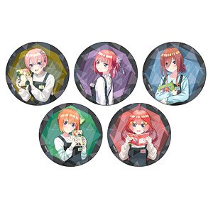 ホログラム缶バッジ(65mm) 「五等分の花嫁∽」 01 書店ver. ボックス (描き下ろしイラスト) (5個セット) (キャラクターグッズ)