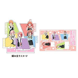 プレミアム アクリルジオラマプレート 「五等分の花嫁∽」 02 コマ割りデザイン 書店ver. (描き下ろしイラスト) (キャラクターグッズ)