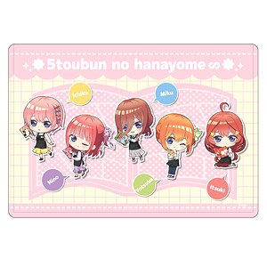 Chara Clear Case [The Quintessential Quintuplets Specials] 02 Assembly Design Bookstore Ver. (Mini Chara Illustration) (Anime Toy)