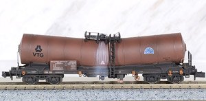 MU-N-G32060 (N) Zafns Type Tank Wagon VTG Omya Gealtert (Weathered) (Model Train)