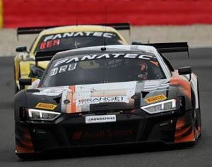 Audi R8 LMS GT3 EVO II No.40 Audi Sport Orange 1 7th 24H Spa 2023 (ミニカー)