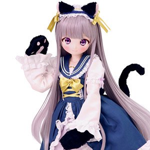 45cm Original Doll Poe-Poe x Iris Collect Petit Uyuri -Fuwa Fuwa*Sweet Cats- Dreamy Purple ver. (Fashion Doll)