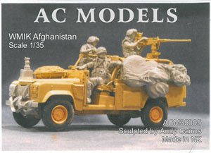 British Land Rover W.M.I.K. Crew and Stowage in Afghanistan (Plastic model)