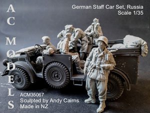 German Car Staff set (Plastic model)