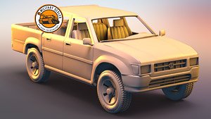 Pickup Toyota Hilux (Plastic model)